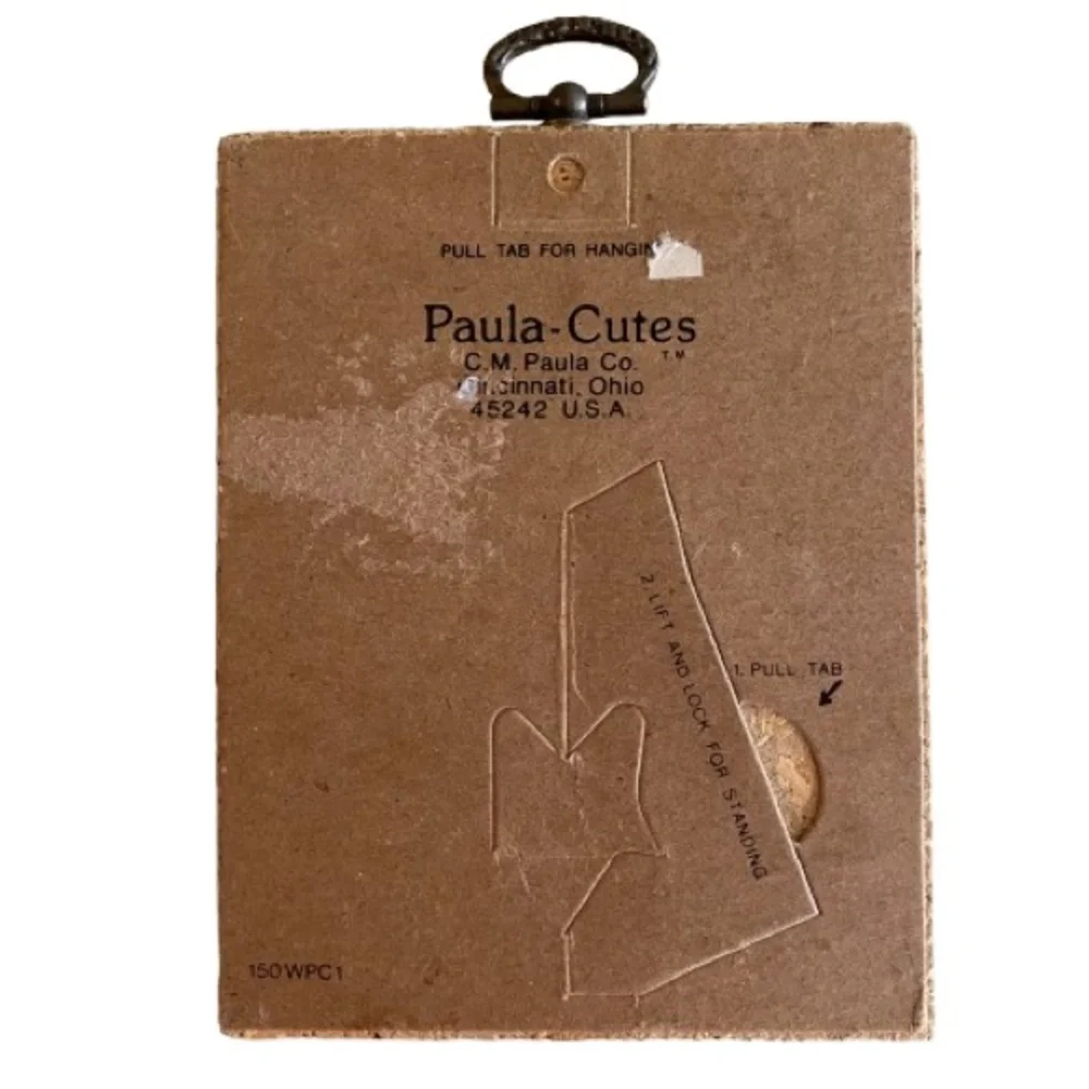 Vintage Paula-Cutes Bless This Mess Angel Wall Plaque Kitschy Retro Cottagecore